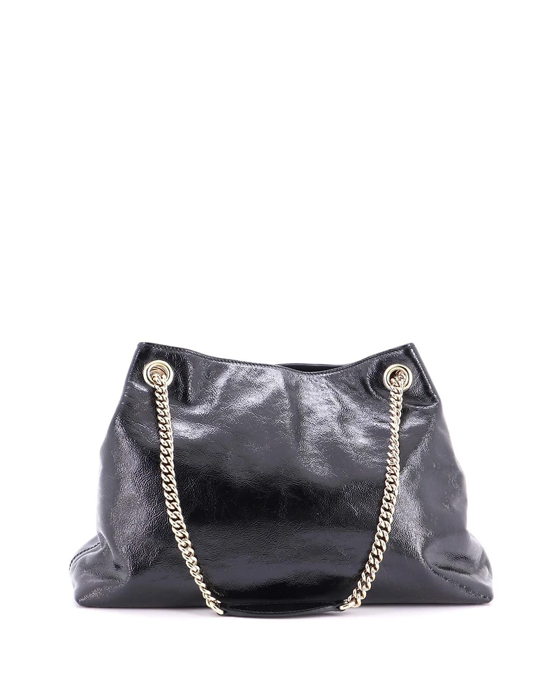 Pre-Owned Gucci Medium Soho Chain Strap Shoulder Bag Patent