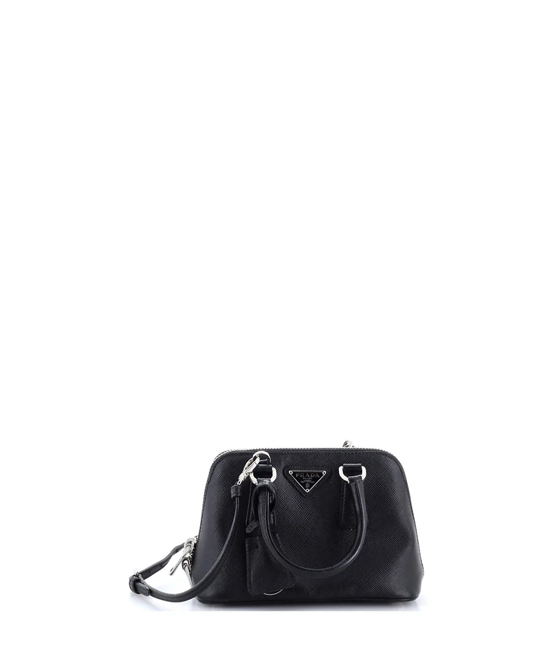 Pre-Owned Prada Mini Promenade Bag Saffiano Leather