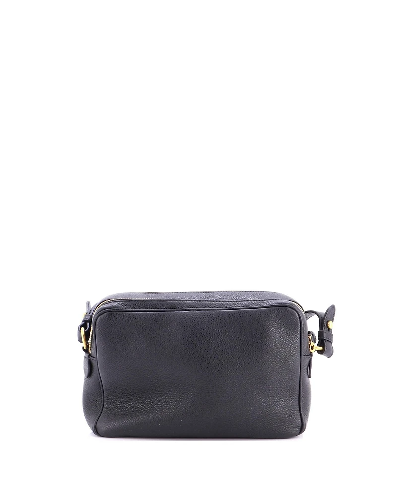 Pre-Owned Prada Medium Double Zip Camera Bag Vitello Phenix