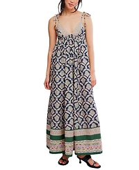 Free People Women's Sorrento Stroll Printed Sleeveless Cotton Dress