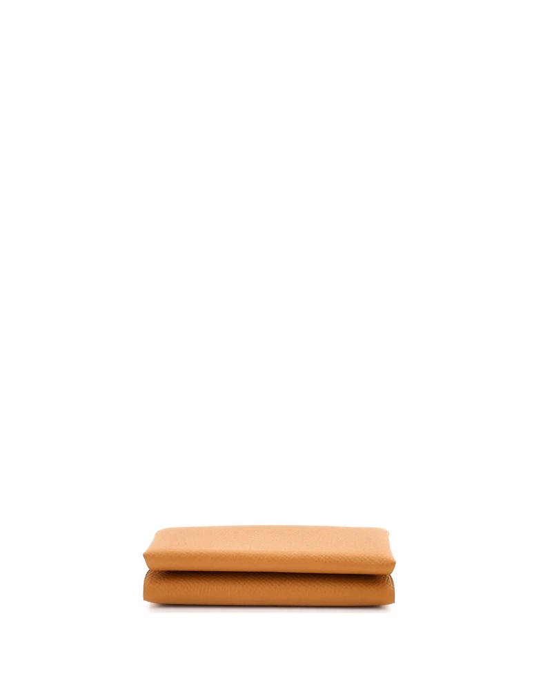Pre-Owned HERMES Calvi Duo Card Holder Epsom