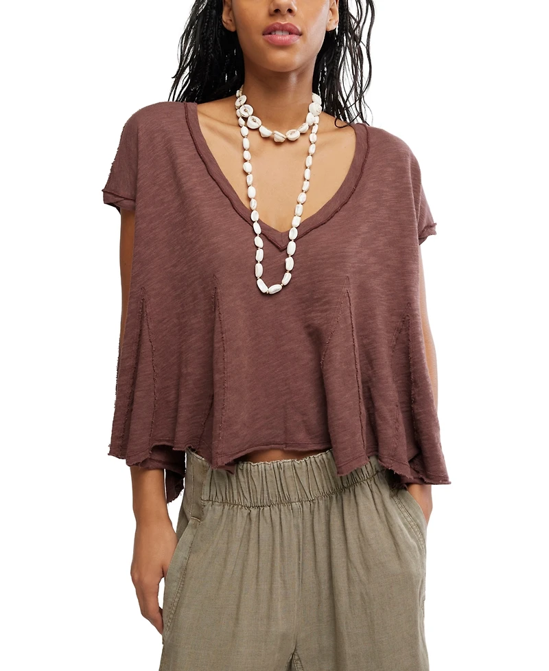 Free People Women's Swing Along With Me Short-Sleeve T-Shirt