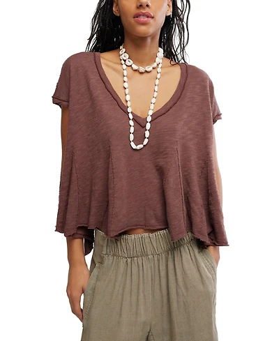 Free People Women's Swing Along With Me Short-Sleeve T-Shirt
