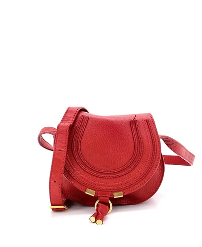 Pre-Owned Chloe Mini Marcie Crossbody Bag Leather