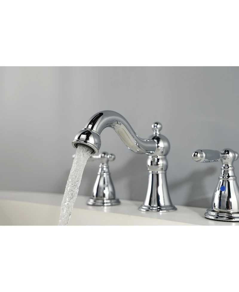 Phying Bathroom Faucet For bathroom Sink With Two Handles And Supply Lines