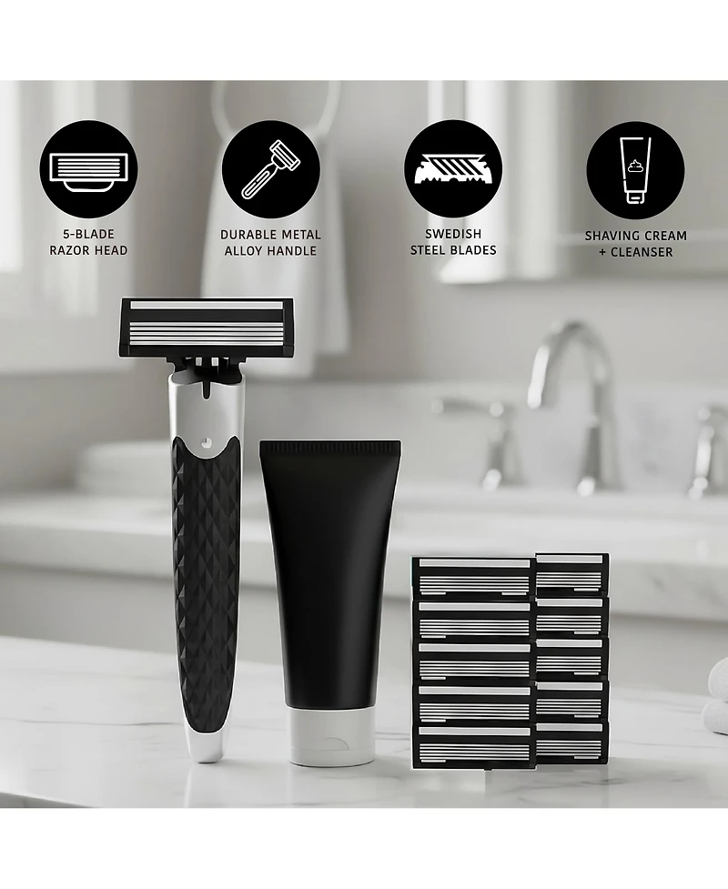 Pursonic Premium Comfort Men's Shaving Kit Complete Grooming Essentials