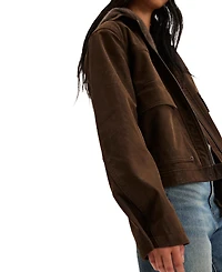 Free People Women's Boxy Collared Neck Jacket