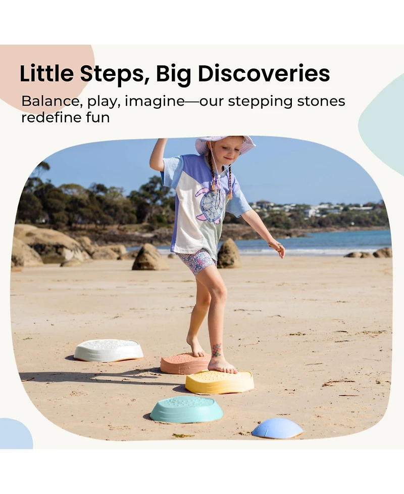 Tiny Land Sensory Stepping Stones Toddler Balance Coordination Toy