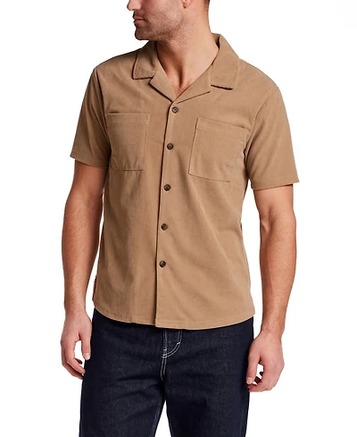 Weatherproof Vintage Men's Regular-Fit Button-Down Corduroy Camp Shirt