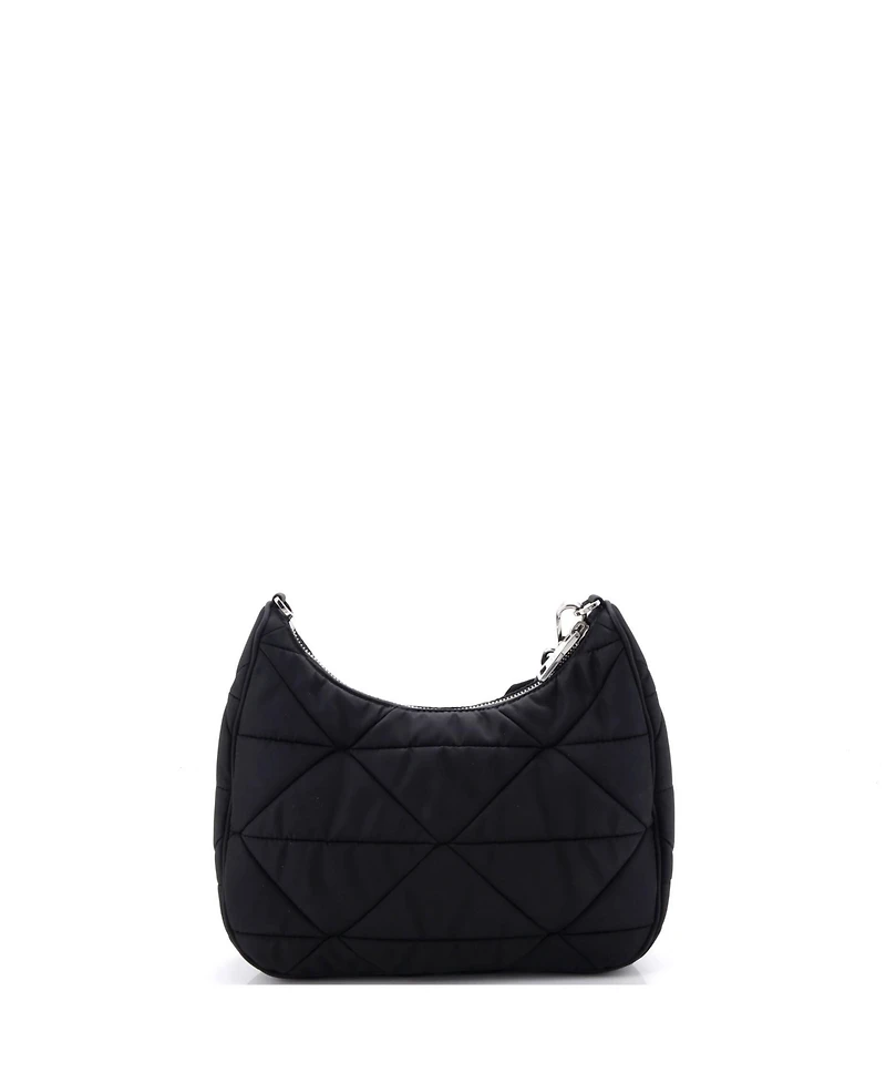 Pre-Owned Prada Small Re-Edition Shoulder Bag Quilted Tessuto