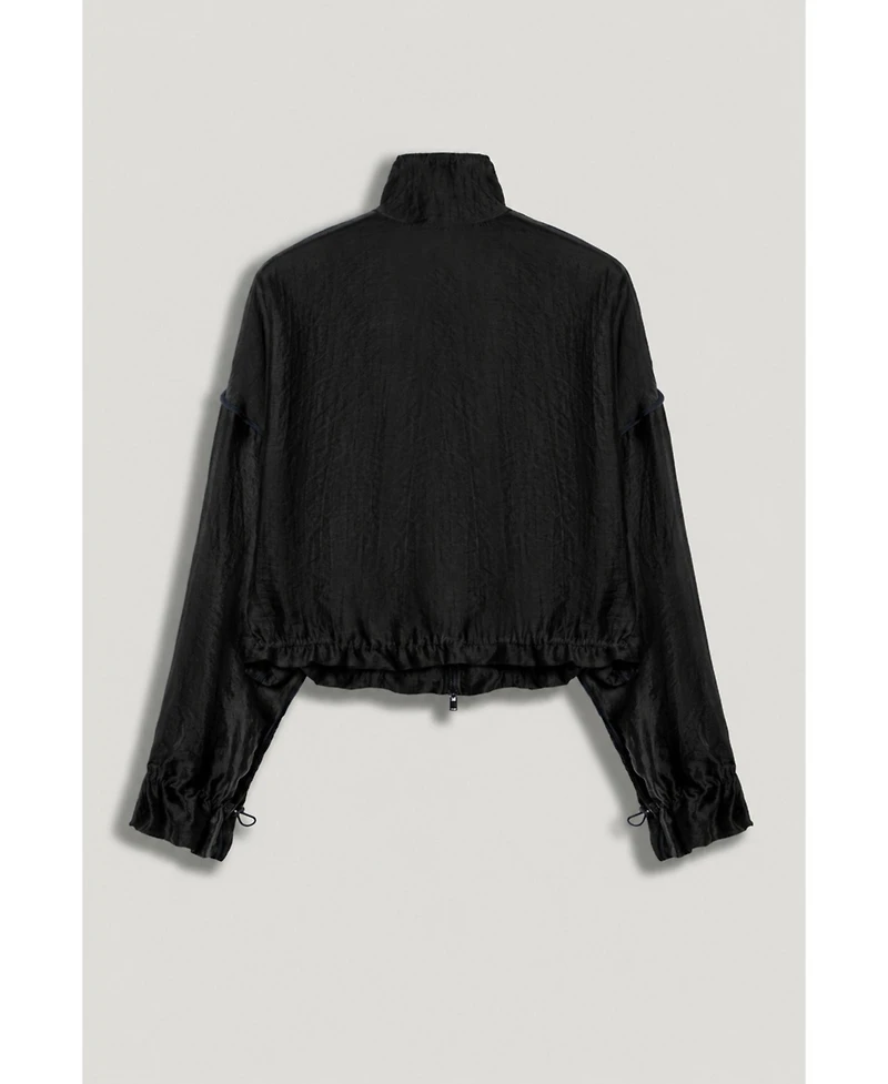 Nocturne Women's Sheer Zip-Front Jacket