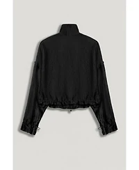 Nocturne Women's Sheer Zip-Front Jacket