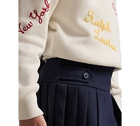 Polo Ralph Lauren Toddler & Little Girls Pleated Ponte Skort