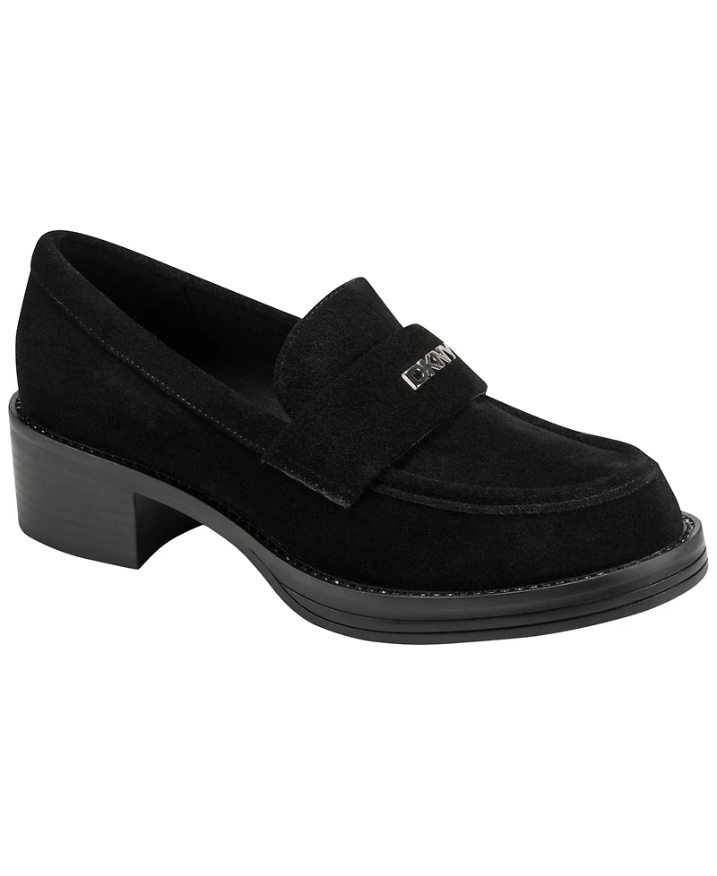 Dkny Civelli Heeled Round Toe Slip-on Loafers