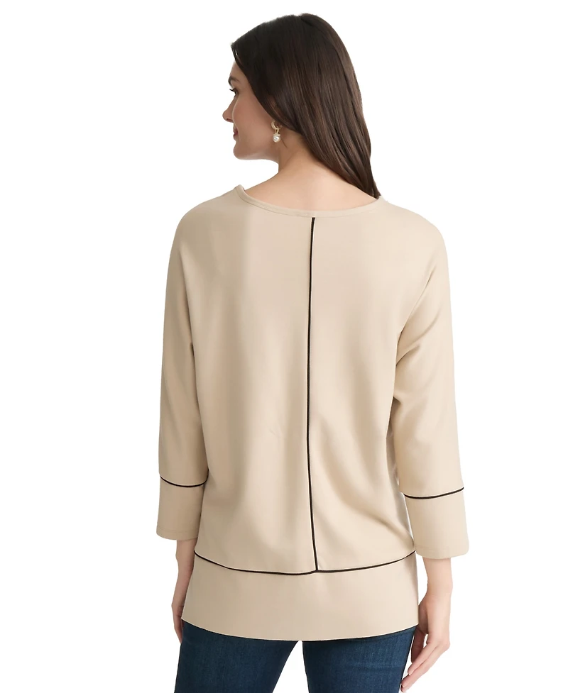 Jones New York Women's Crewneck Tunic