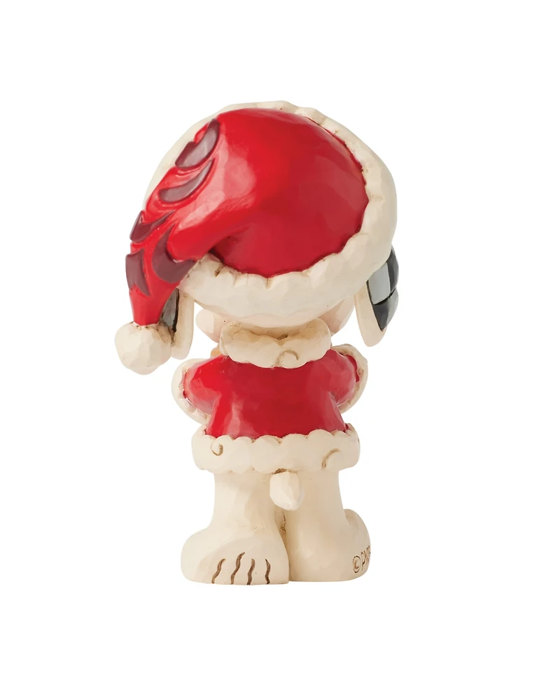 Jim Shore Peanuts Snoopy Santa Mini Figurine
