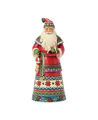Jim Shore Heartwood Creek Fig Santa Laplander with Reindeer