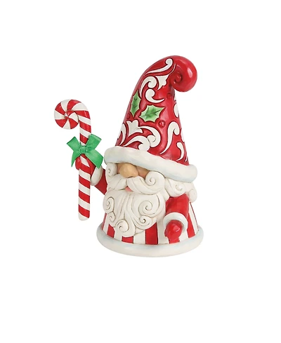 Jim Shore Heartwood Creek Fig Gnome with Large Candy Fig