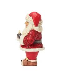 Jim Shore Heartwood Creek Fig Santa with Hot Cocoa