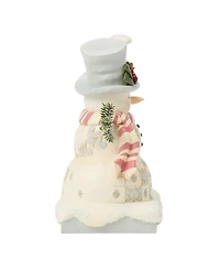 Jim Shore Heartwood Creek Fig Woodland Snowman with Top Hat