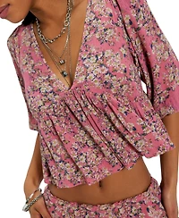 Free People Women's Perishing Printed Top & Skirt, 2-Piece Set