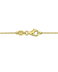Macy's Multi-Gemstone (7/8 ct. t.w.) Necklace in 18k Gold-Flash-Plated Sterling Silver