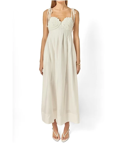English Factory Women's Pearl Seashell Maxi Dress