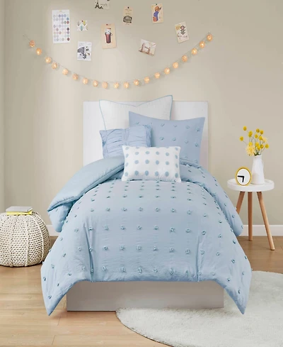 Intelligent Design Brooklyn Jacquard Cotton 5-Pc. Comforter Set, Twin/Twin Xl