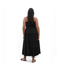 City Chic Women's Aiza Tier Maxi Dress