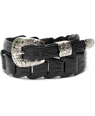 Vince Camuto Linked Western Pant Belt