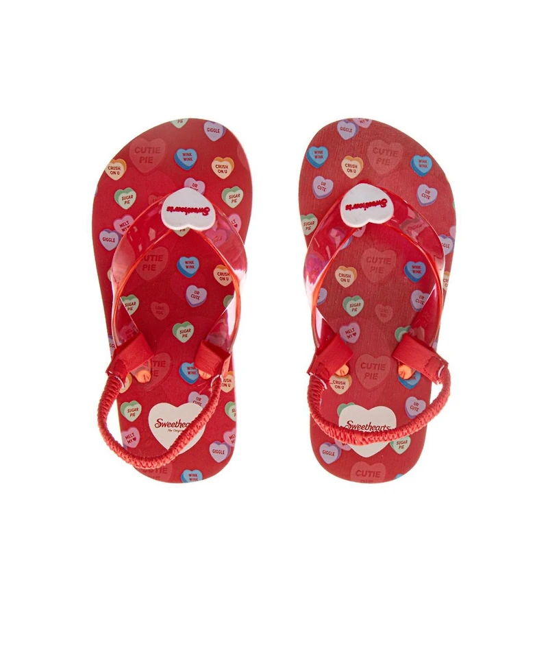SweetHearts Big Girls Toddler–Little Beach & Pool Slip-On Flip Flop Sandals