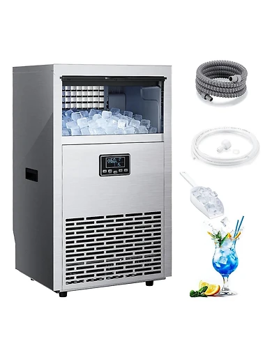 Cowsar 144 lbs/24H Commercial Ice Maker, 29 lbs Ice Storage