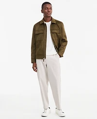 Alfani Men's Two Pocket Faux Suede Jacket, Macy's Exclusive