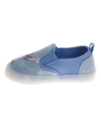 Disney Toddler Lilo & Stitch Shoes Slip- On, Canvas Loafers, Casual, Walking (Little 7-12)