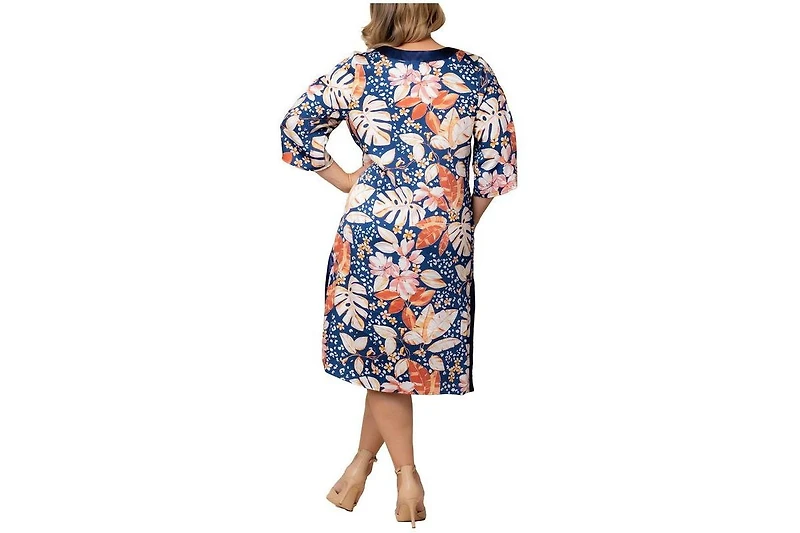Kiyonna Women's Plus Nora Kaftan Dress