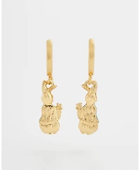 Fable England Peter Rabbit Carrot Charm Huggie Earrings