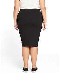 Universal Standard Women's Plus Danube Jersey Skirt