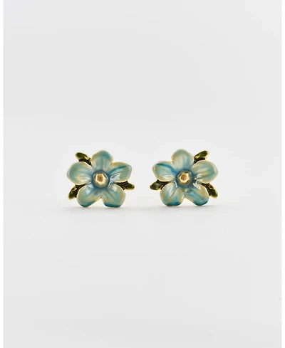 Fable England Forget Me Not Flora Stud Earrings
