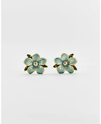 Fable England Forget Me Not Flora Stud Earrings