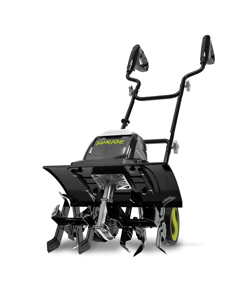 Sun Joe Electric Garden Tiller Cultivator, Steel Tines, 15 Amp, 15.7inch, TJ605E
