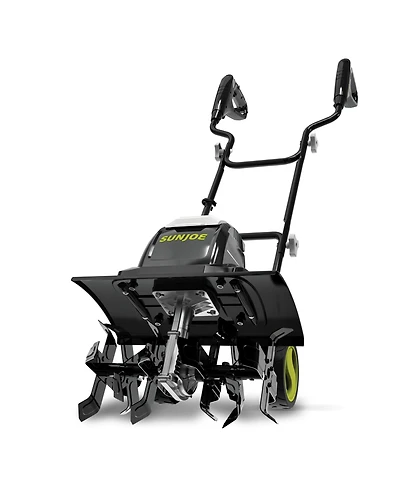 Sun Joe Electric Garden Tiller Cultivator, Steel Tines, 15 Amp, 15.7inch, TJ605E