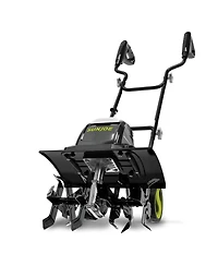Sun Joe Electric Garden Tiller Cultivator, Steel Tines, 15 Amp, 15.7inch, TJ605E
