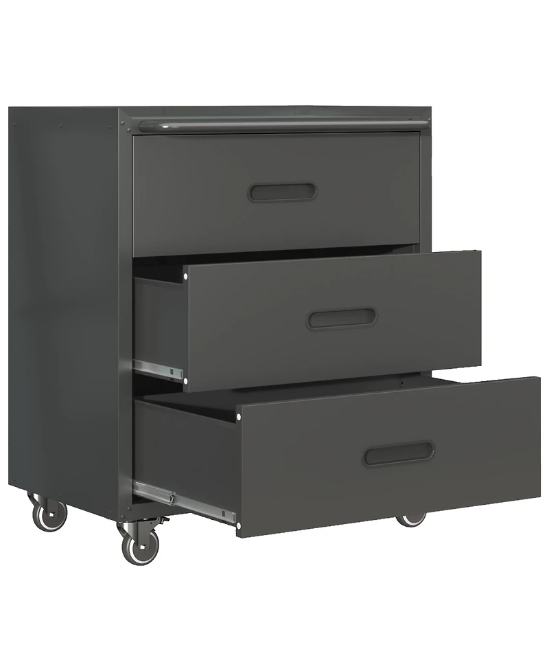 Viyet 3-Drawer Heavy Duty Metal Storage Cabinet