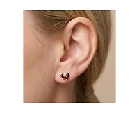 Little Sky Stone Seraphina Garnet Stud Earrings