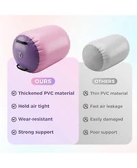Xo Inflatable Gymnastics Air Roller, Durable Waterproof Tumbling Barrel for Backbend Training Yoga Martial Arts