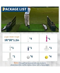 Xo 5x4FT/5x5FT Golf Hitting Mat