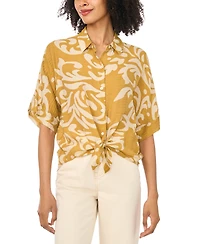 Sam & Jess Women's Collared Short-Sleeve Top
