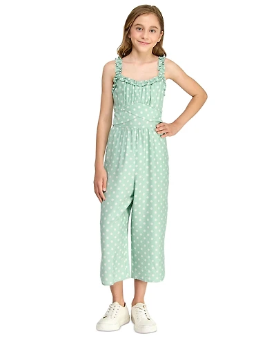 As U Wish Girls' 7-16 Sleeveless Jumpsuit