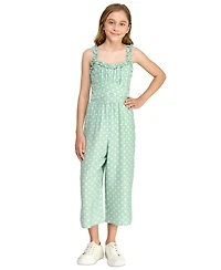 As U Wish Girls' 7-16 Sleeveless Jumpsuit