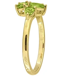 Macy's Peridot (3/4 ct. t.w.) Ring in 18k Gold-Flash-Plated Sterling Silver